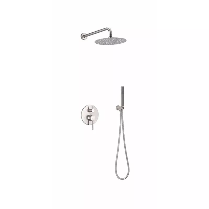 #22936 SATIN NICKEL ROUND SHOWER FAUCET