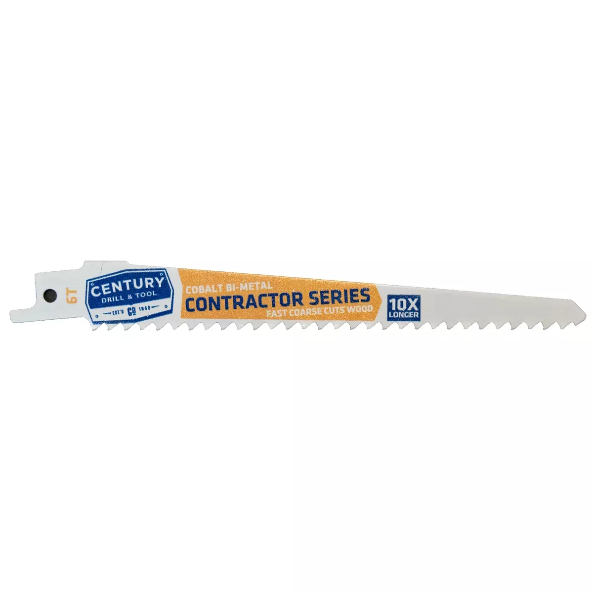 Century Drill And Tool Contractor Series Reciprocating Saw Blade 6t X 6″