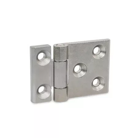 GN 237.3 Heavy Duty Hinges Stainless Steel, for Particularly Aggressive Environments, with Extended Hinge Leaf