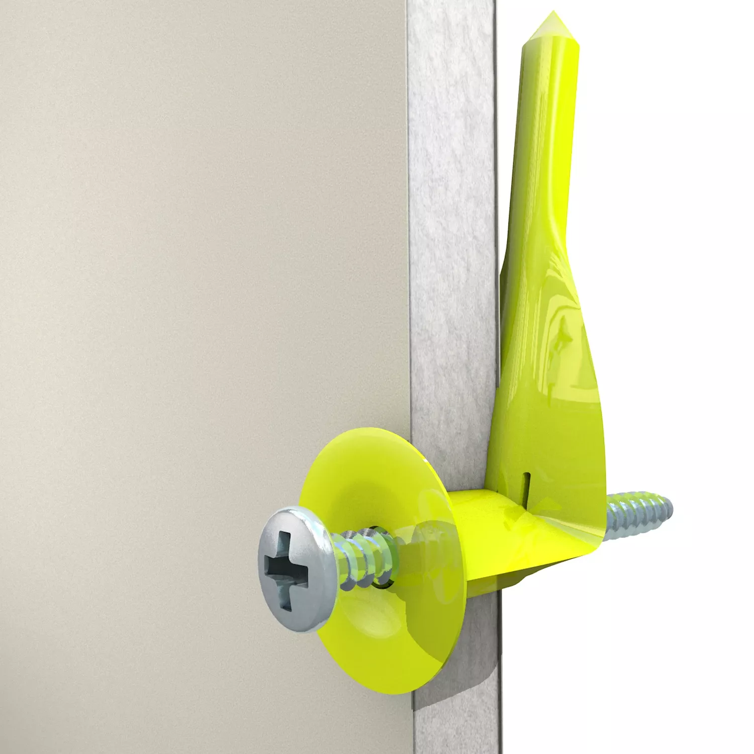 WallClaw Anchors LOC-N-LOAD .25 In. D X 2 In. L Plastic/Steel Pan Head Wallboard Anchors 4 Pk