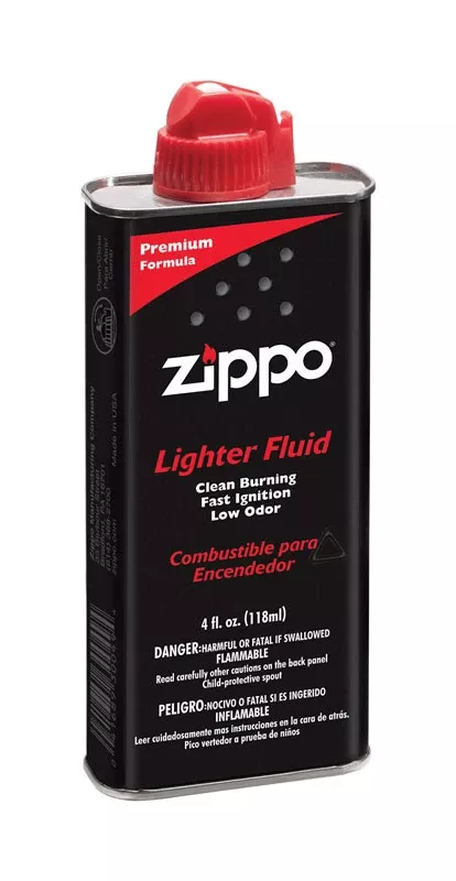 Zippo Black Lighter Fuel 4 Oz 1 Pk